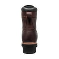 thumbnail image 3 of AdTec Men's 9" Waterproof Super Logger Boot, Lace Brown Leather. 9488 (10.5 EE), 3 of 4