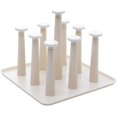 thumbnail image 1 of Iron Cup Holder With Beige Wooden Handle, 1 of 5