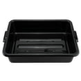 thumbnail image 5 of Restaurantware-TUB ONLY: RW Clean 21.25 Inch x 15.7 Inch Bus Tubs, 12 Regular Bus Boxes - Lids Sold Separately, With Handles, Black Plastic Restaurant Tubs, Heavy-Duty, For Kitchen Organization, 5 of 10