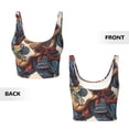 thumbnail image 5 of Lsque Samurai Frog Guitar Printed Women'S Sports Bra, Compression, Moisture Wicking, High-Impact Sports Bra For Women,Supportive sports bra-X-Large, 5 of 9