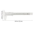 thumbnail image 2 of 5Pcs Pocket Caliper Eyebrow Measuring Ruler Facial Caliper Plastic Caliper Eyebrow Caliper, 2 of 8