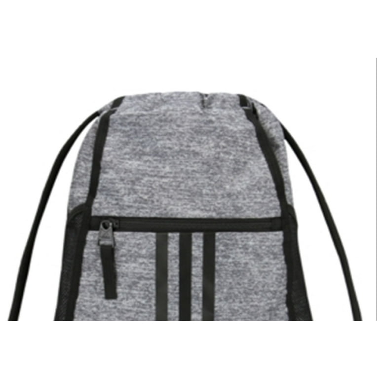 Adidas Men s Alliance Ii Sackpack Mesh String Backpack Gray Regular Size Walmart