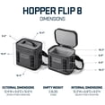 thumbnail image 4 of Nevera portátil YETI Hopper Flip 8 Black Forest Green, 4 of 9