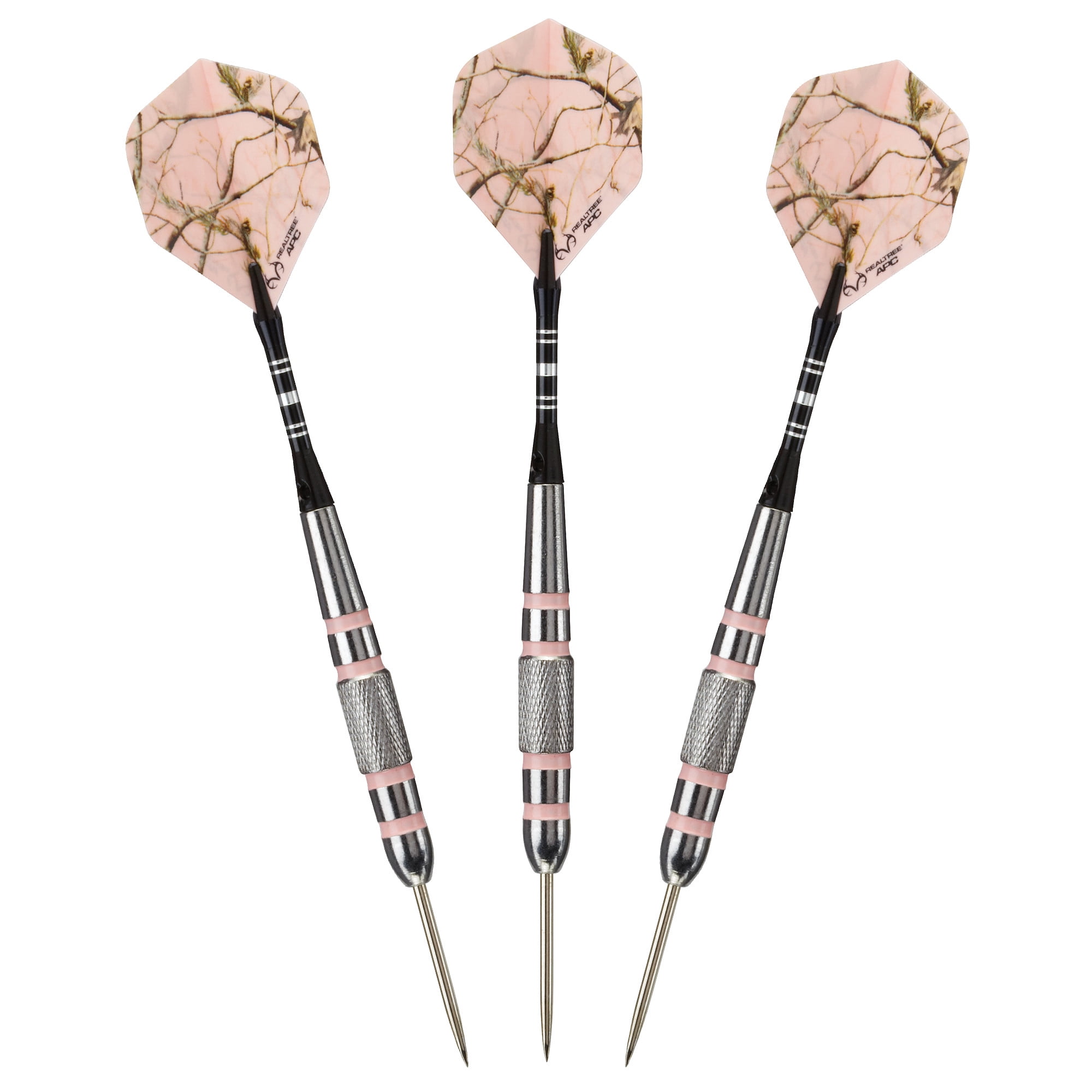 Fat Cat Realtree APC Pink Steel Tip Darts - 23 Grams
