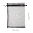 thumbnail image 2 of Worgeous 50pcs Organza Bags Drawstring Fan Bags 7.07x5.11 Inches Candy Pouches Sheer Mesh Bags For Wedding Party Favor Wrapping Supplies, 2 of 8