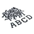 thumbnail image 3 of Parche de alfabeto bordado Baoblaze s de apliques bordados Blanco Negro, 3 of 8