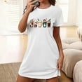 thumbnail image 5 of TMOYZQ Christmas Nightgowns for Women Cute Print T Shirt Dresses Casual Short Sleeve Loose Fit Lounge Christmas Party T Shirt Dress Nightgowns, 5 of 5
