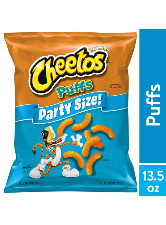 Cheetos Cheese Puff Chips, 13.5oz Party Bag