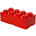 thumbnail image 4 of Room Copenhagen: LEGO Storage Brick - 8 Knobs Lid, Bright Red - 19.7 x 9.8 x 7.1", Stackable Plastic Container, Holds 1600 Blocks, Toy Organizer Box, 4 of 10