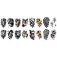 thumbnail image 1 of 8 Uds Tatuajes Temporales Brazo Impermeables Pegatina para Adultos Y, 1 of 9