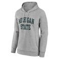 thumbnail image 2 of Women's Gray Michigan State Spartans Arch Pullover Hoodie, 2 of 3
