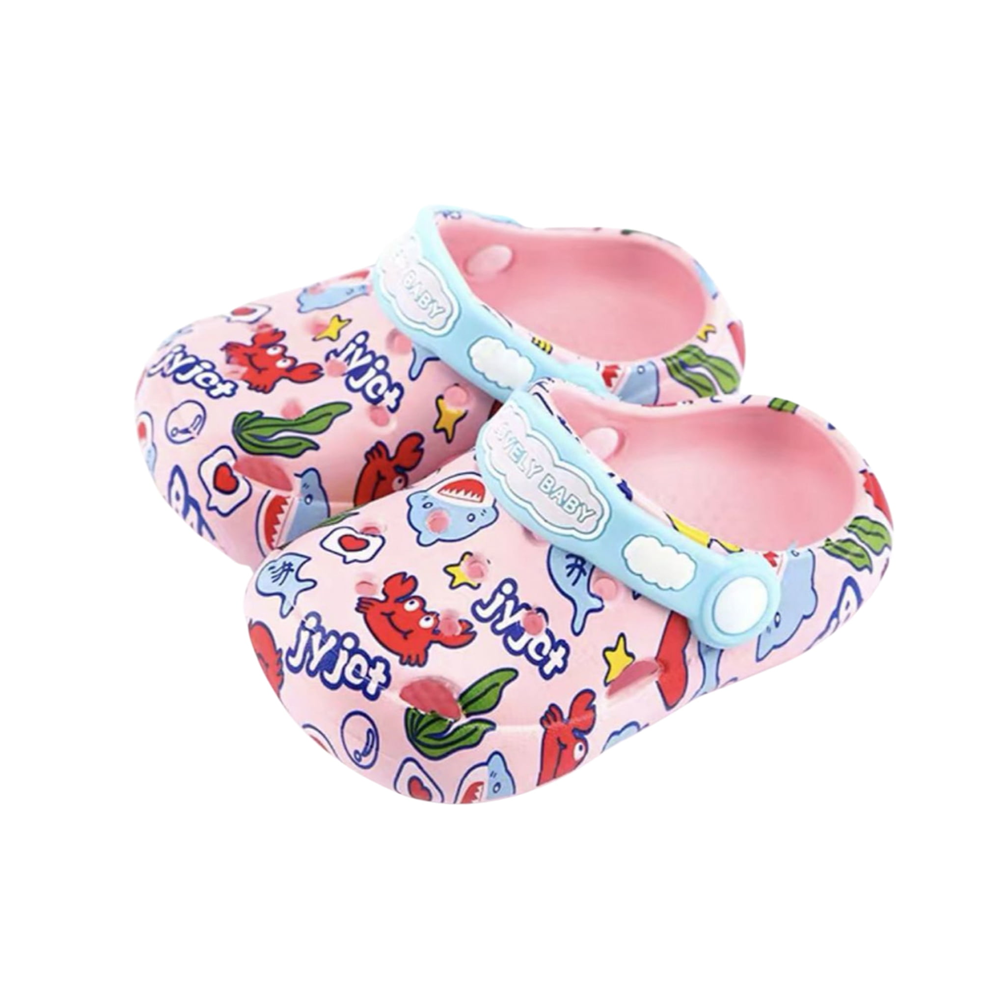 AopnHQ Baby Summer Beach Sandals Comfort Clogs Mules Girls/Boys Toddler Slip On Garden Slippers Kids Lightweight Shoes