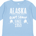 thumbnail image 4 of Inktastic Alaska Awesome Since 1959 Boys or Girls Long Sleeve Toddler T-Shirt, 4 of 5