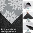thumbnail image 3 of Gray and White Floral Pattern Kitchen Rugs Sets Of 3,Kitchen Runner Rugs Non Skid Washable,Decorative Kitchen Floor Mats for Kitchen,Sink,Laundry,17"x30"+ 17"x47" + 17"x59", 3 of 6