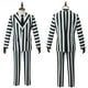 thumbnail image 2 of Disfraces de cosplay de Michael Keaton de la película Juice, traje a rayas, disfraces de payaso para Halloween para mujeres y hombres, cosplay, 2 of 4