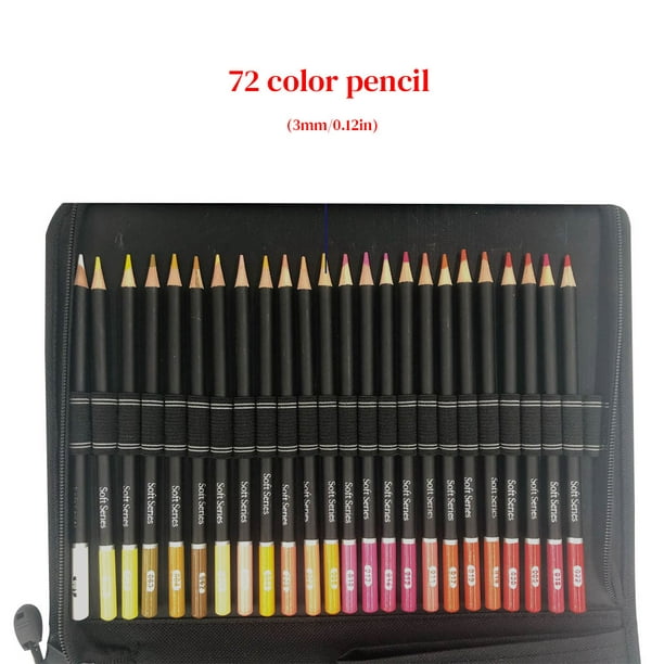 Crayons de couleur professionnels, ensemble de dessin d