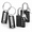 Black 2 Locks 2 IDS, variant on Black 10 Pack Luggage Locks, Dual Access Key or 4-Digit Code TSA Approved Travel Locks