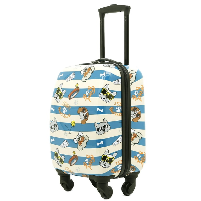Beach Vacation Luggage Bag Tag - Sunset Stripe