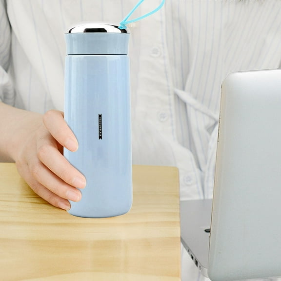 FACIWHL Insulated Water Bottle,14 oz Stainless Steel Thermo, Double Wall Vacuum Water Bottle, Metal Water Bottle Keeps Hot for 12 Hrs, Cold for 24 Hrs, for Coffee, Drinks