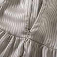 thumbnail image 4 of SGMVNU Girls Two Piece Outfits Cute Striped Short Sleeve Top Matching Shorts Set Summer Outfits Kids Clothes Size 4-5 Years C-Grey, 4 of 8