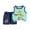 Mint Green1, variant on Shadoumai Toddler Boy Outfits 3t Dinosaur Train Round Neck T Shirt and Shorts Outfits Set Loose Boy's and Girl's Basketball Training Clothes Kids Clothes 2 Piece Outfits