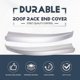 thumbnail image 4 of 4Pcs/Set Car Roof Rack Luggage Rack Bar Rail End Cover Shell Cap Trim for Boyue SUV 2016-2021, 4 of 5