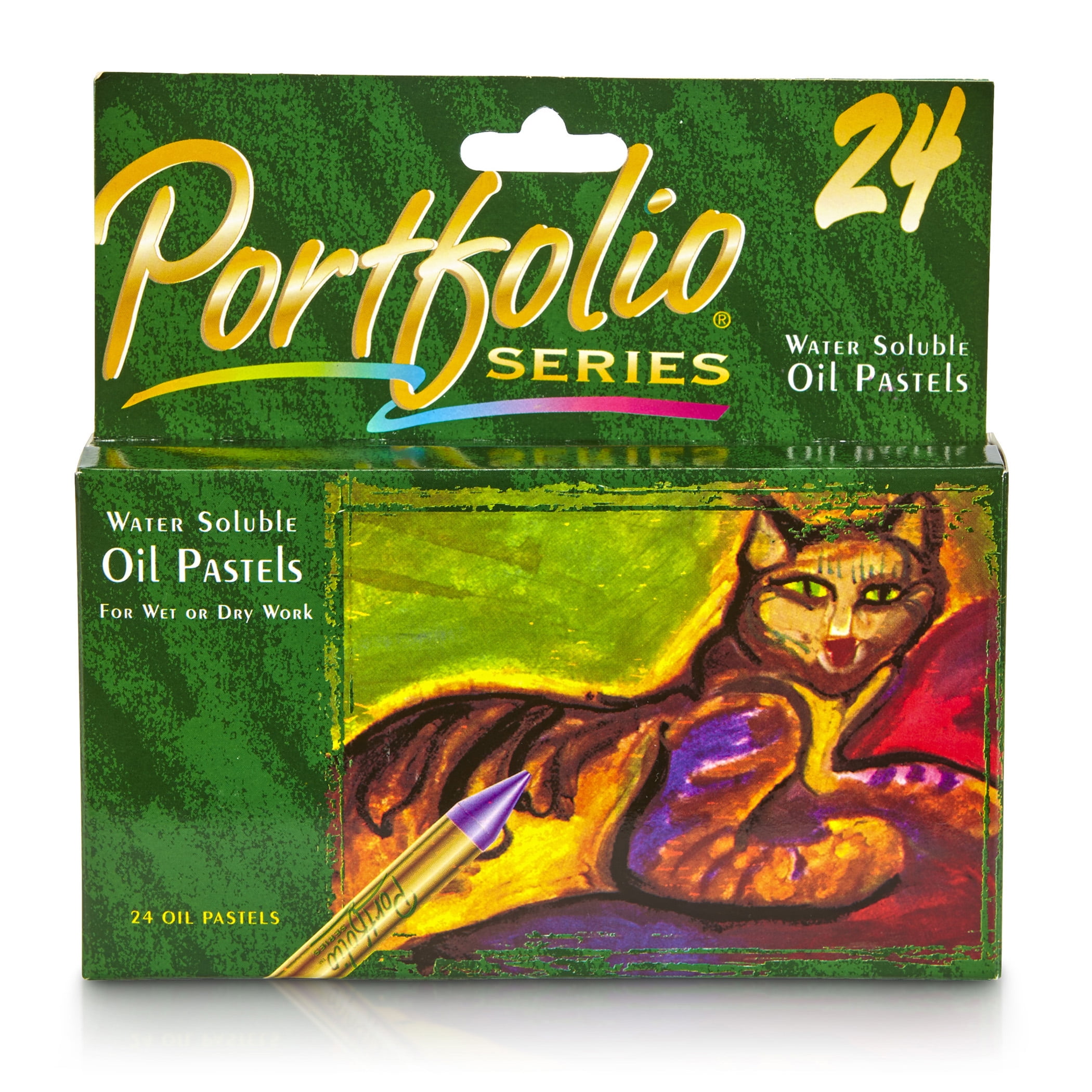 Crayola Portfolio Series Oil Pastels 24 Countper Box, Set Of 2 Boxes