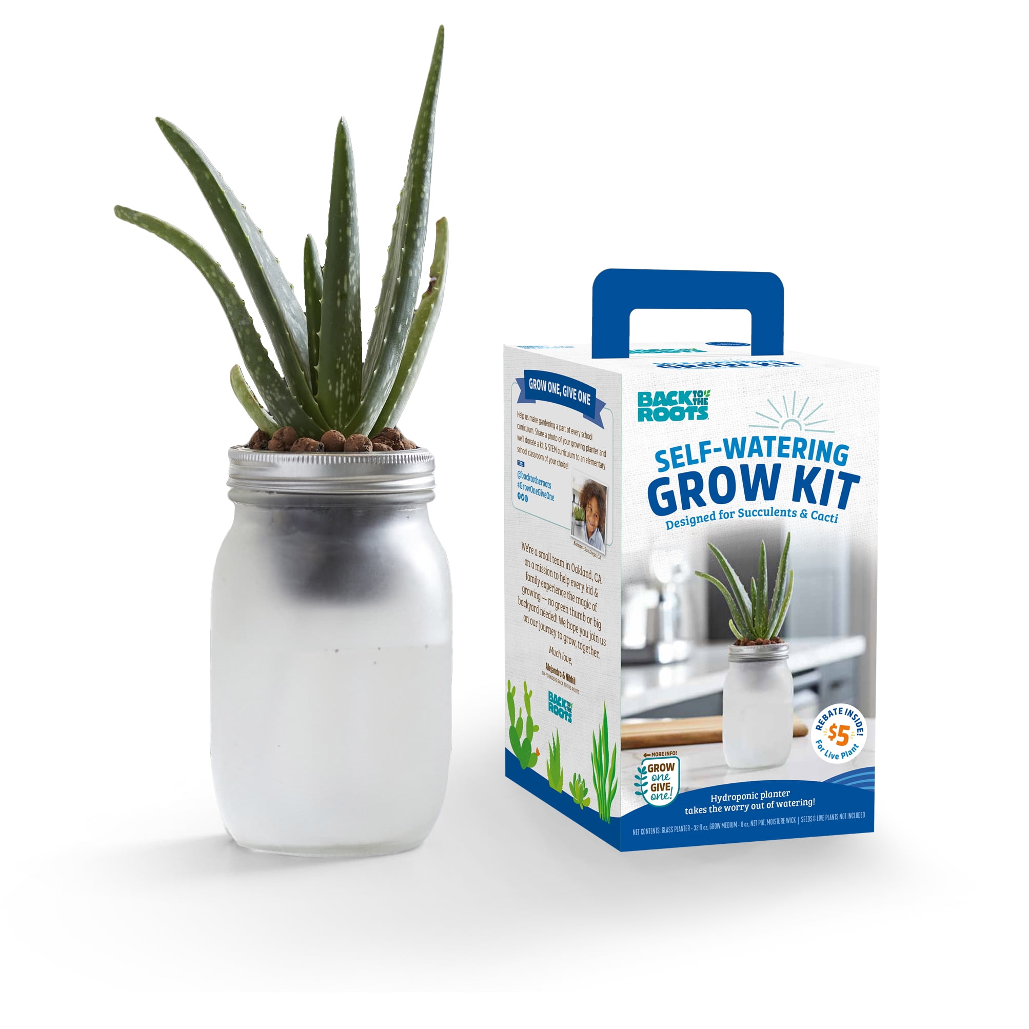 Back to the Roots Self Watering Grow Kit - 2 Pack