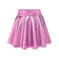 thumbnail image 2 of Girls Metallic Skater Skirt Christmas Halloween Cosplay Skirts Shiny Pleated Short Skirt Kids Dance Performance Party Skirt, 2 of 8