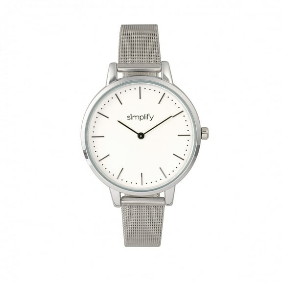 Simplify The 5800 Mesh Bracelet Watch - Silver