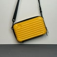 thumbnail image 1 of Women Waterproof Multifunctional Portable Crossbody Hard Shell Square Storage Small Portable Travel Case Toiletries Makeup Bag Yellow, 1 of 6