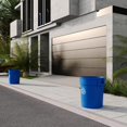 thumbnail image 5 of WYDK Round Commercial Trash Can. Waste Container for Home, Sidewalks, Roadside, Outdoor Multi-Purpose Can (32 Gallon, Trash Can, Blue), 5 of 7
