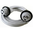 thumbnail image 2 of Marine & RV Cords 125v 30 amp x 12' White Shore Power Boat Extension Cord, 12 ft - 22311, 2 of 6