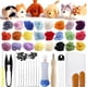 thumbnail image 1 of Muyoka Kit de iniciación de fieltro de aguja para principiantes y adultos Juego de fieltro de lana de 24 colores con accesorios completos Herramientas básicas de fieltro natural para proyectos de arte Muyoka Hogar, 1 of 7