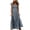 Black, variant on IROINNID A-Line Dress For Women Fashion Summer Casual Square Collar Camis Sleeveless Vest Long Dress Full-Length Prints Dress