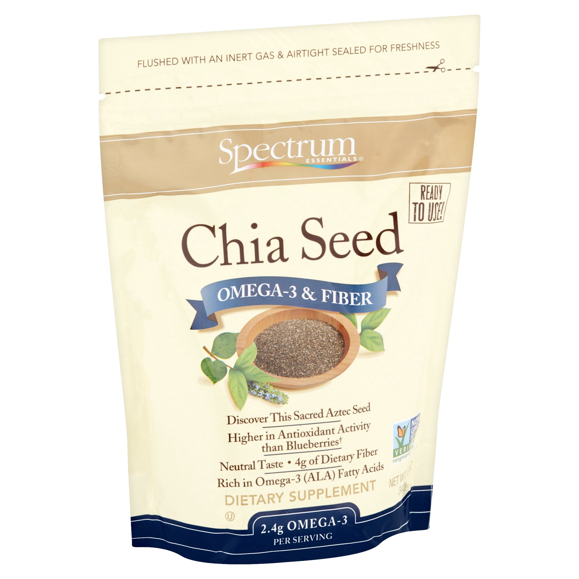 Spectrum Essentials Chia Seed, 12 oz