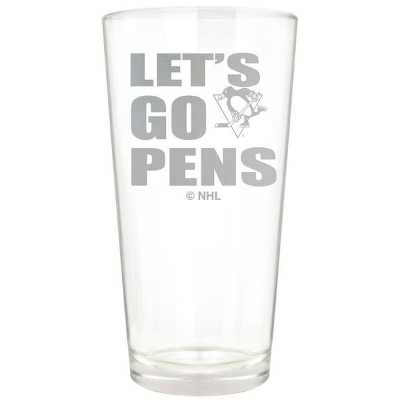 Pittsburgh Penguins Etched 16oz. Rally Cry Pint Glass