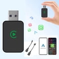 thumbnail image 3 of Adaptador Inalámbrico CarPlay 2 en 1 para Coche, con Conexión USB para Android Auto y IOS., 3 of 7