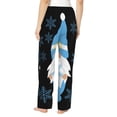 thumbnail image 3 of Daiia Christmas Gnome Snowflake Women's Sleep Pant with Pockets and Drawstring,Pajama Pants-Medium, 3 of 9