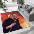 thumbnail image 3 of Alfombra con estampado de la estrella de rock francesa Johnny Hallyday, sala de juegos, sala de estar, dormitorio, alfombra antideslizante, accesorios de fotografía, regalo de cumpleaños, 3 of 5