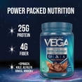 thumbnail image 2 of Vega Premium Protein Supergreens Chocolate 18 Oz, 2 of 4