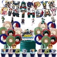 thumbnail image 2 of Suministros de decoración de fiesta de cumpleaños My Hero Academia, pancarta de fondo, globo, eslinga, regalo para niño, utilería de fotografía para estudio de Baby Shower, 2 of 4