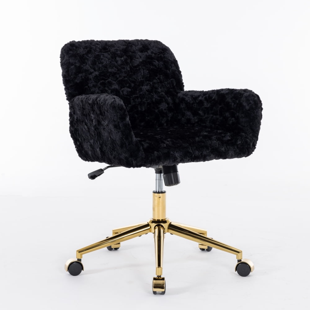 adjustable faux fur swivel office product