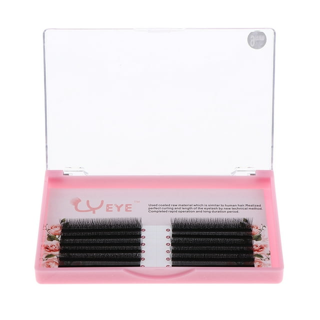 Caja de Pestañas postizas de Fibra Artificial importadas Sunnimix Pestañas postizas 10mm