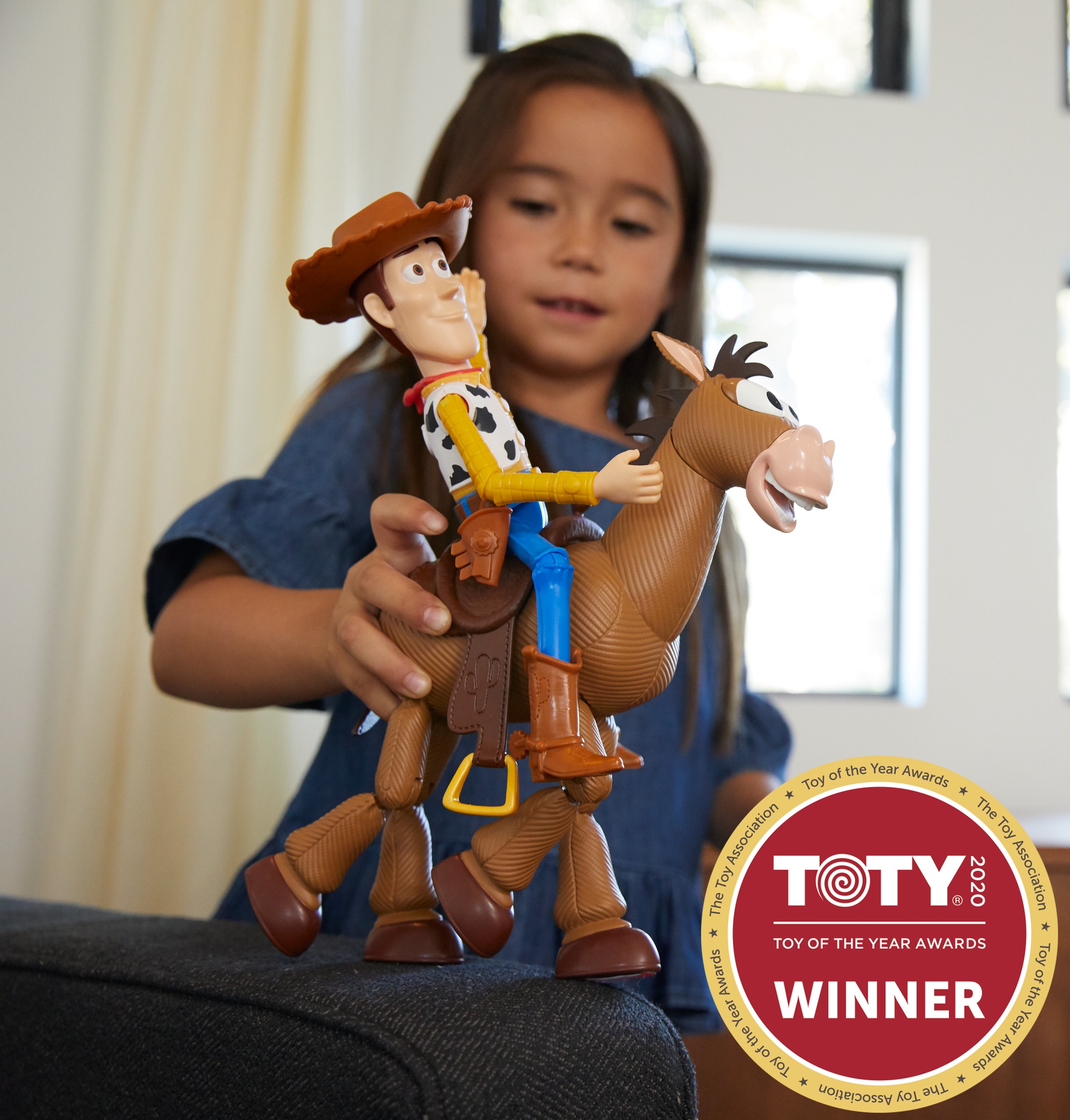 Award Winning Disney/Pixar Toy Story 4 Woody And Buzz Lightyear 2-Character Pack, Movie-Inspired Relative-Scale For Storytelling Play - image 3 of 8