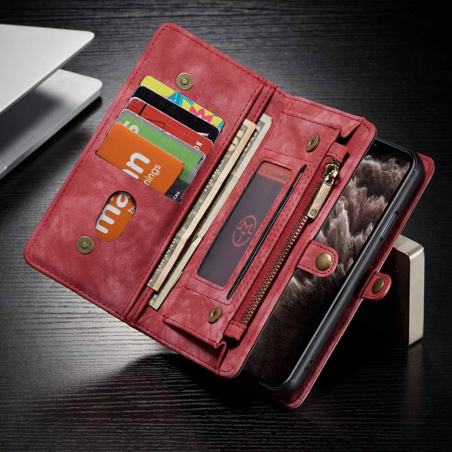 Phone Case for iPhone 12 Pro Max 6.7 inch Card Holder Slot