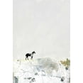thumbnail image 2 of Ogren, Sarah 18x24 Black Ornate Wood Framed with Double Matting Museum Art Print Titled - The Lone Horse, 2 of 4
