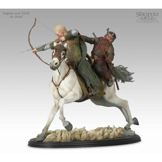 Statue de Legolas et Gimli sur Tringle Sideshow 9345