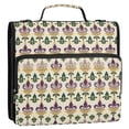 thumbnail image 5 of FORMRS Zipper Binder with Shoulder Strap 2-inch Ring 500 Sheet Capacity File Bag, Beige Floral Pattern, 5 of 5