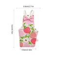 thumbnail image 3 of Tuvgenk Bird Flight Suit Diaper for Budgies Cockatiels, Soft Cotton Poop Pocket with Adjustable Straps for Outdoor, Size L Pink, 3 of 6